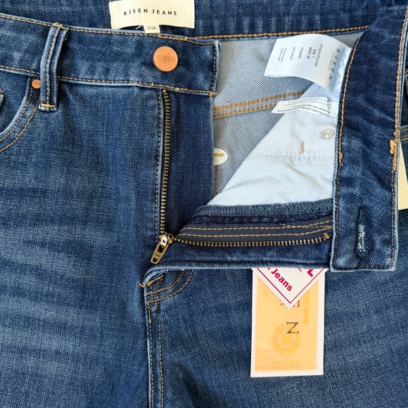 Risen High Rise Straight Leg Jeans | 7/28 | NWT Tummy Control Stretch - Picture 10 of 15